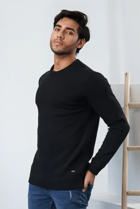 Black Terry Sweatshirt