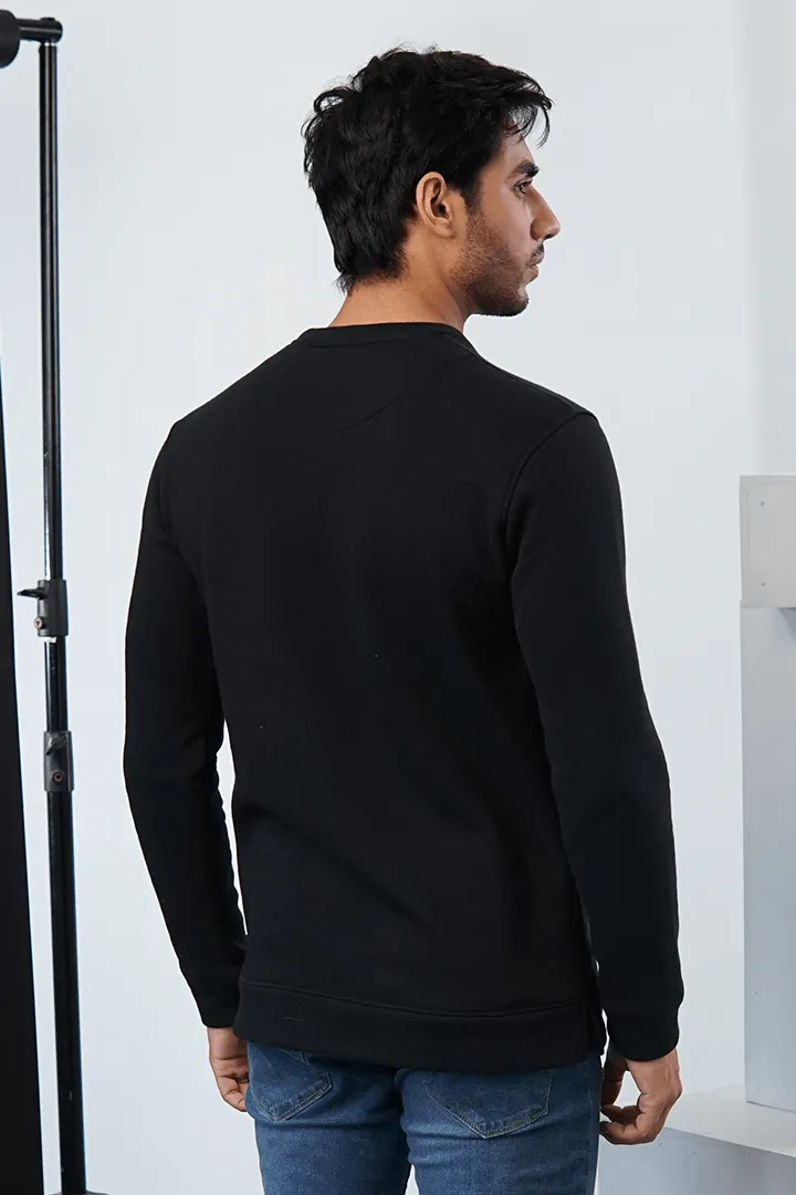 Black Terry Sweatshirt