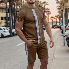 Casual Shirt & Short Two-piece Suits