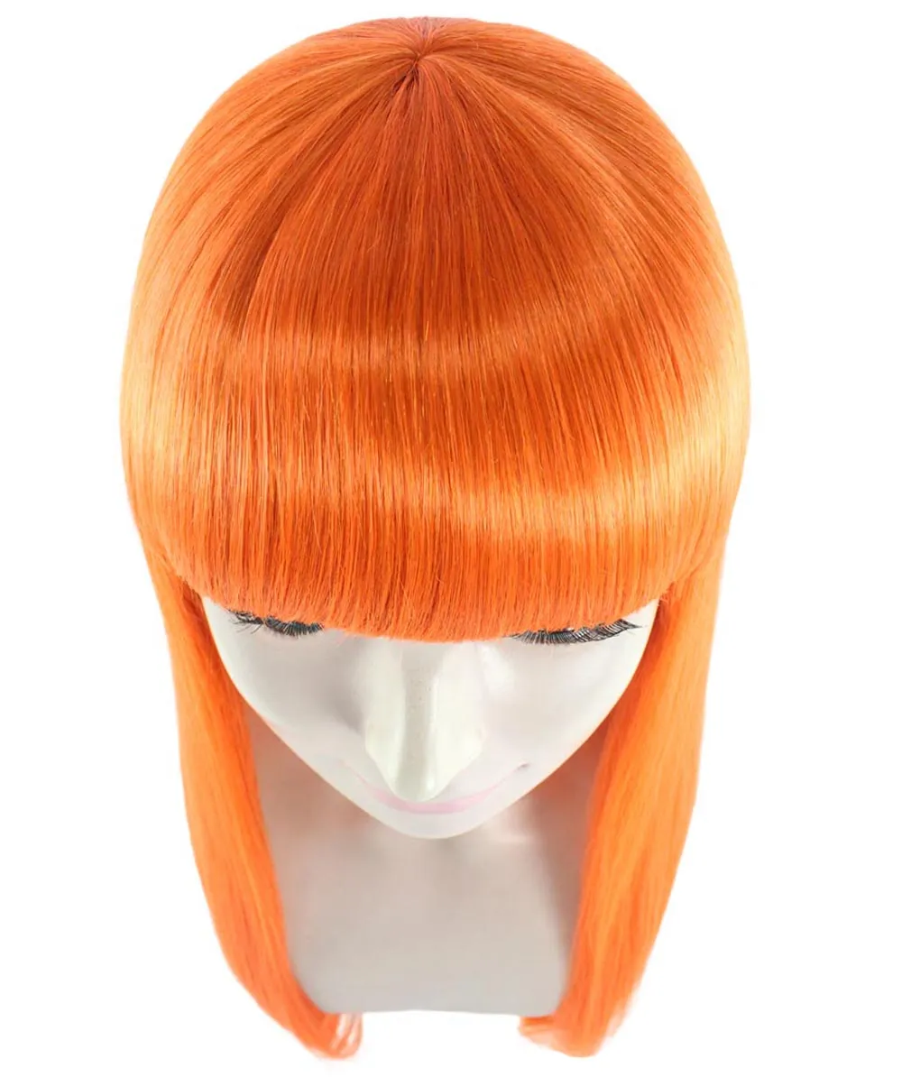 Long Bob Womens Wig | Fancy Party Event Ready Halloween Wigs (Lots of Color Options) | Premium Breathable Capless Cap