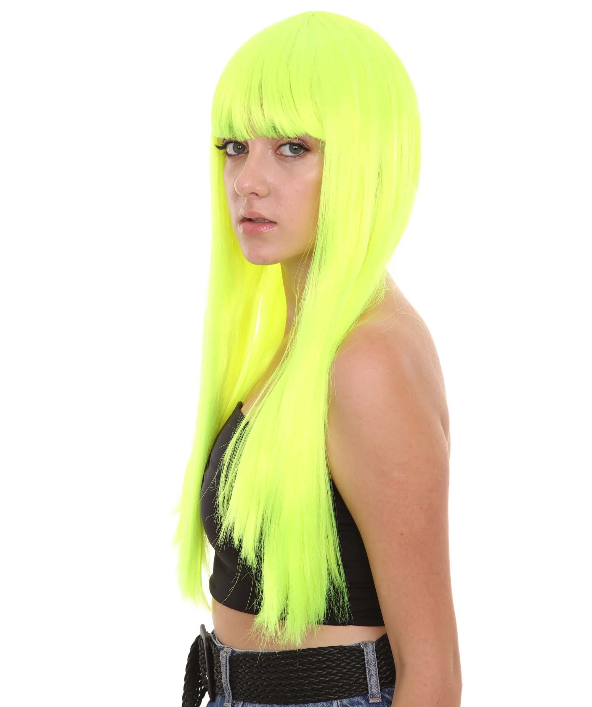 Long Bob Womens Wig | Fancy Party Event Ready Halloween Wigs (Lots of Color Options) | Premium Breathable Capless Cap