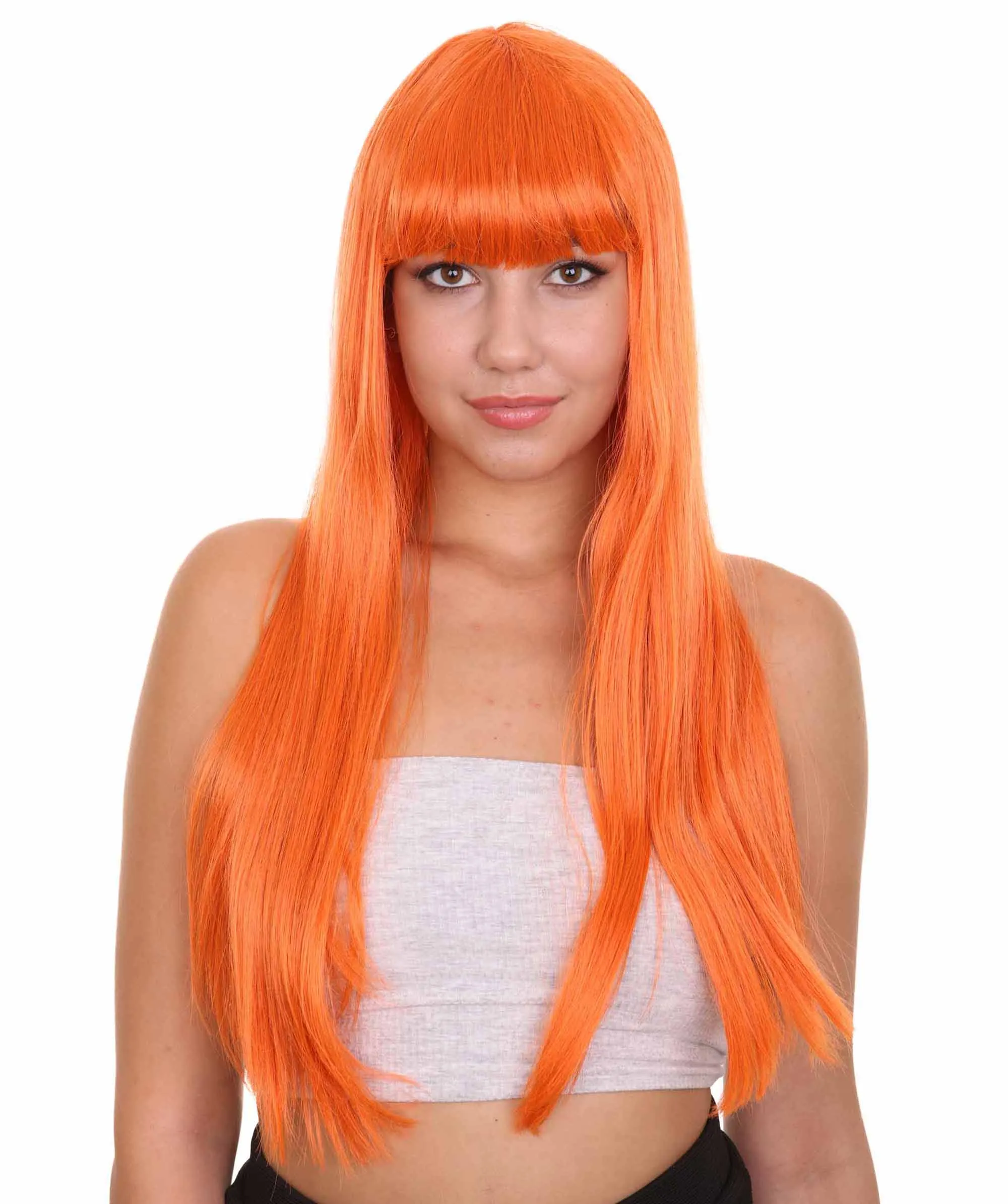 Long Bob Womens Wig | Fancy Party Event Ready Halloween Wigs (Lots of Color Options) | Premium Breathable Capless Cap