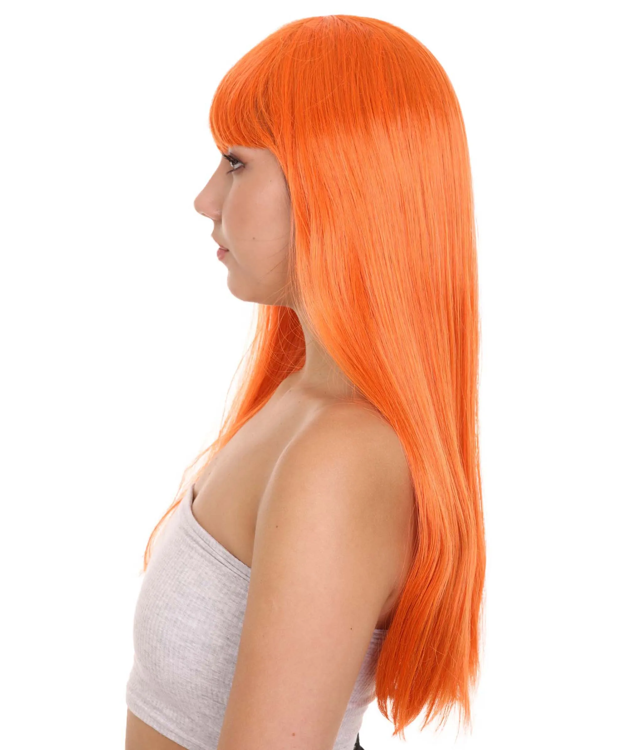 Long Bob Womens Wig | Fancy Party Event Ready Halloween Wigs (Lots of Color Options) | Premium Breathable Capless Cap