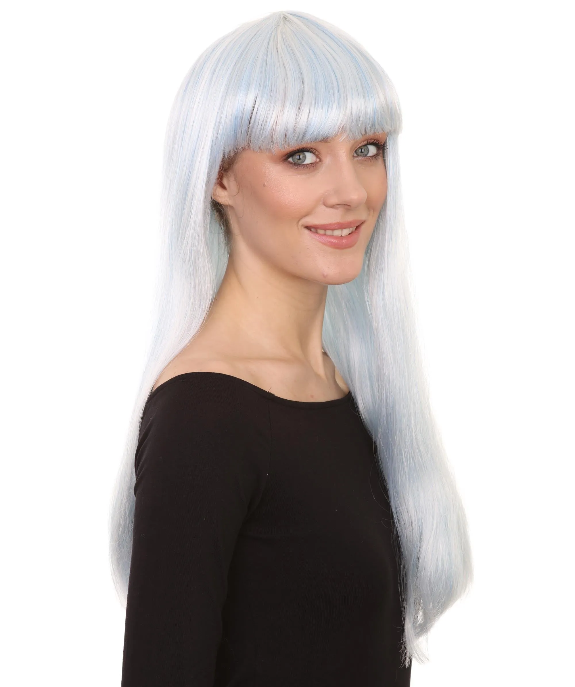 Long Bob Womens Wig | Fancy Party Event Ready Halloween Wigs (Lots of Color Options) | Premium Breathable Capless Cap