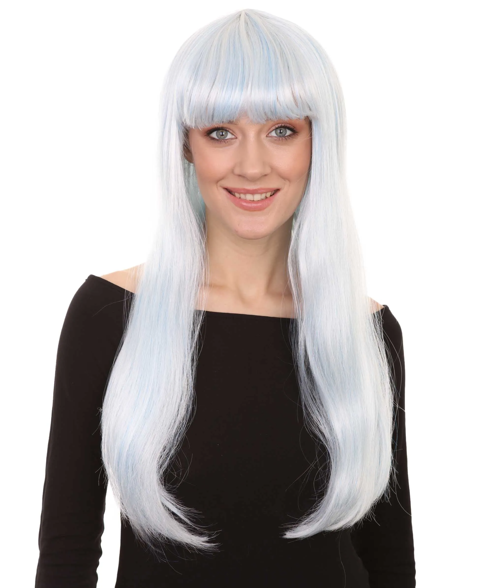 Long Bob Womens Wig | Fancy Party Event Ready Halloween Wigs (Lots of Color Options) | Premium Breathable Capless Cap