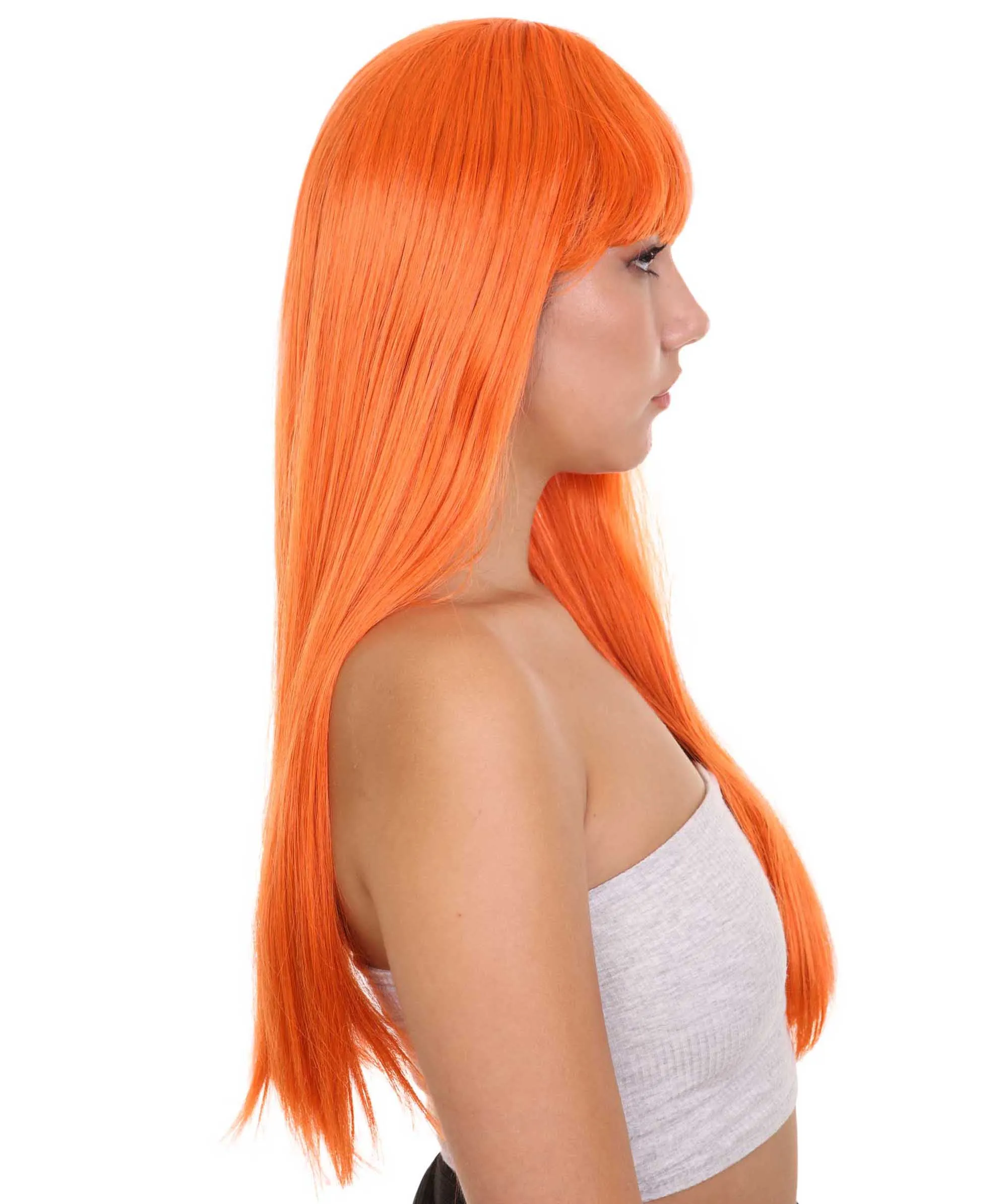 Long Bob Womens Wig | Fancy Party Event Ready Halloween Wigs (Lots of Color Options) | Premium Breathable Capless Cap