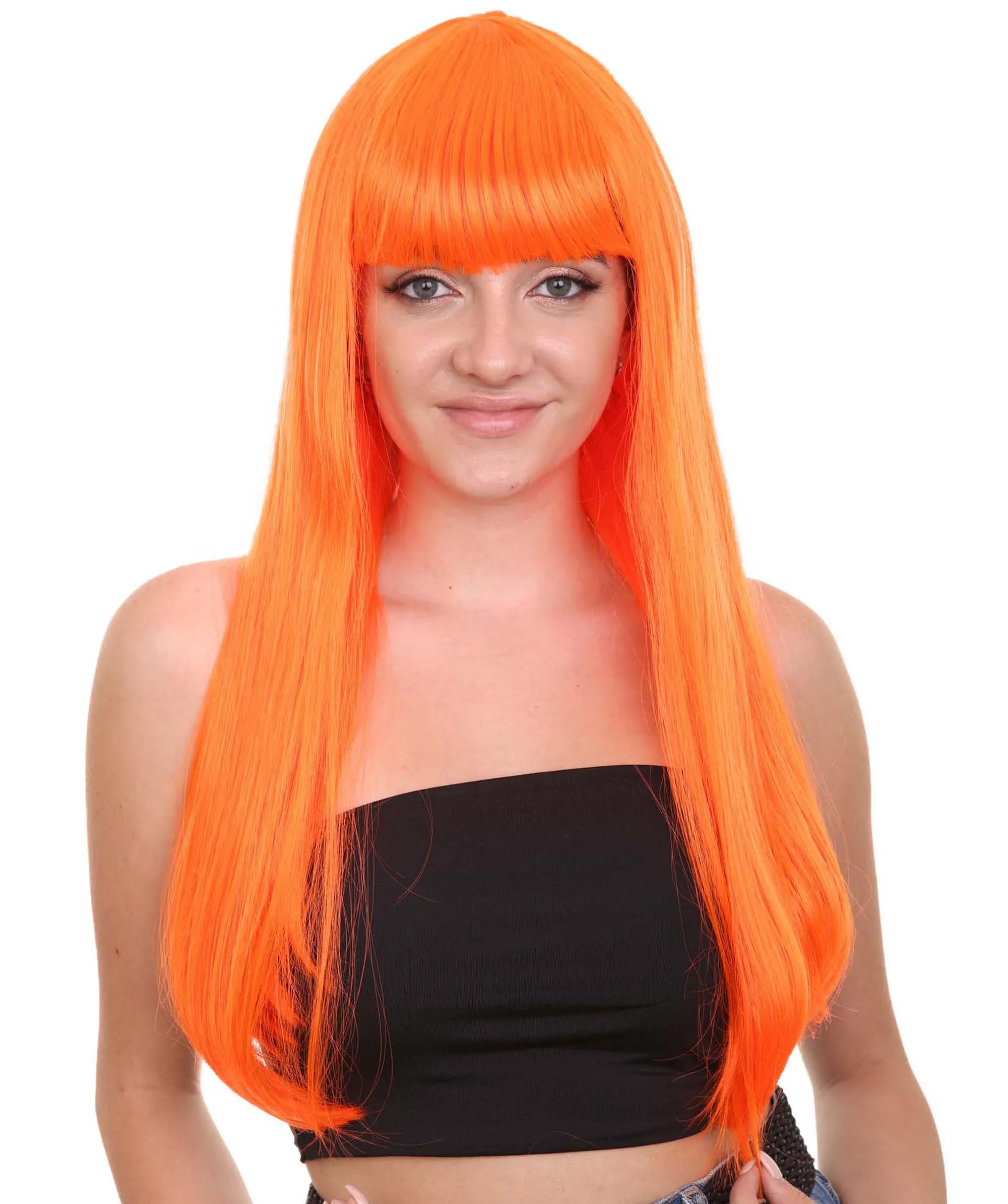 Long Bob Womens Wig | Fancy Party Event Ready Halloween Wigs (Lots of Color Options) | Premium Breathable Capless Cap
