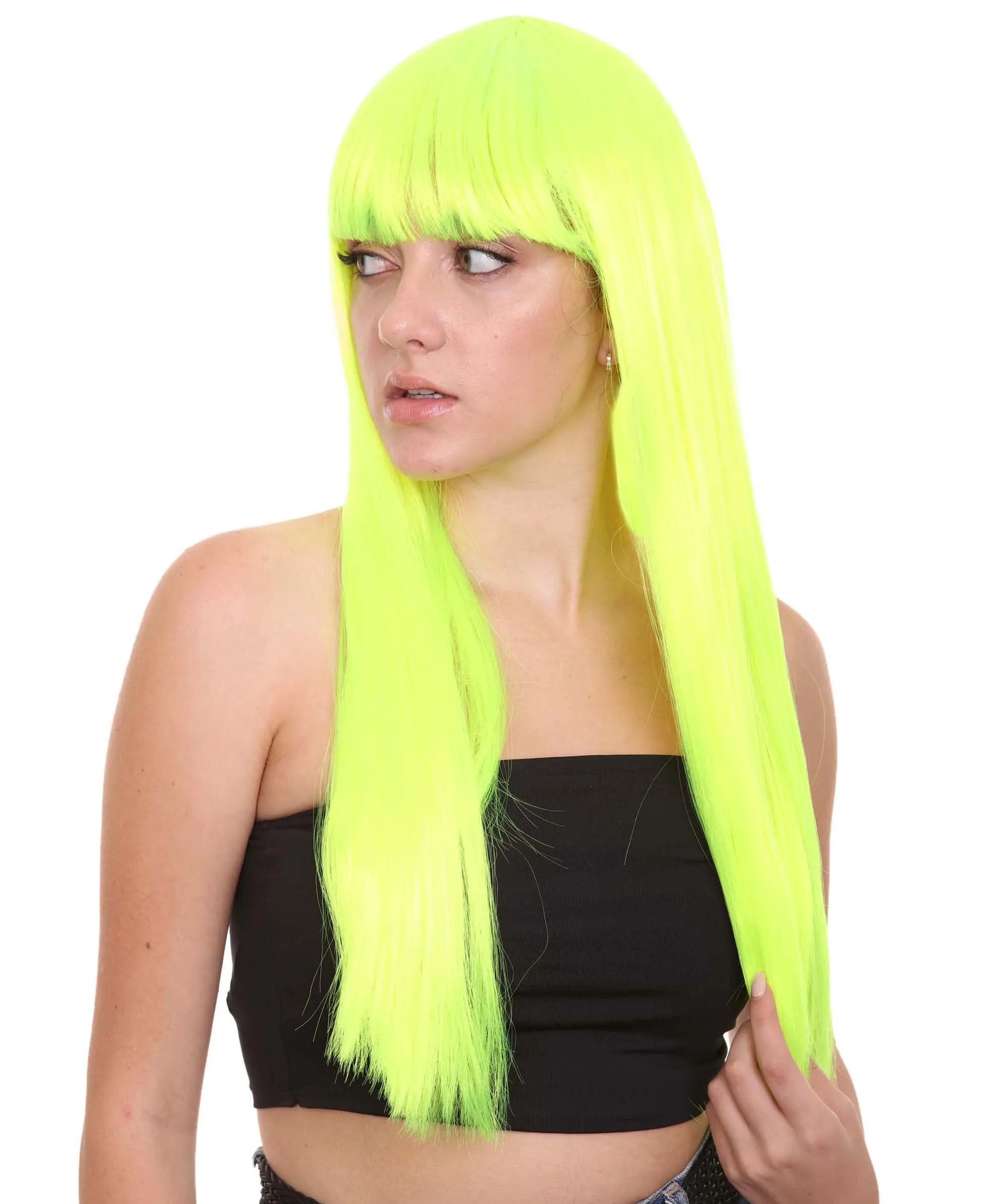 Long Bob Womens Wig | Fancy Party Event Ready Halloween Wigs (Lots of Color Options) | Premium Breathable Capless Cap