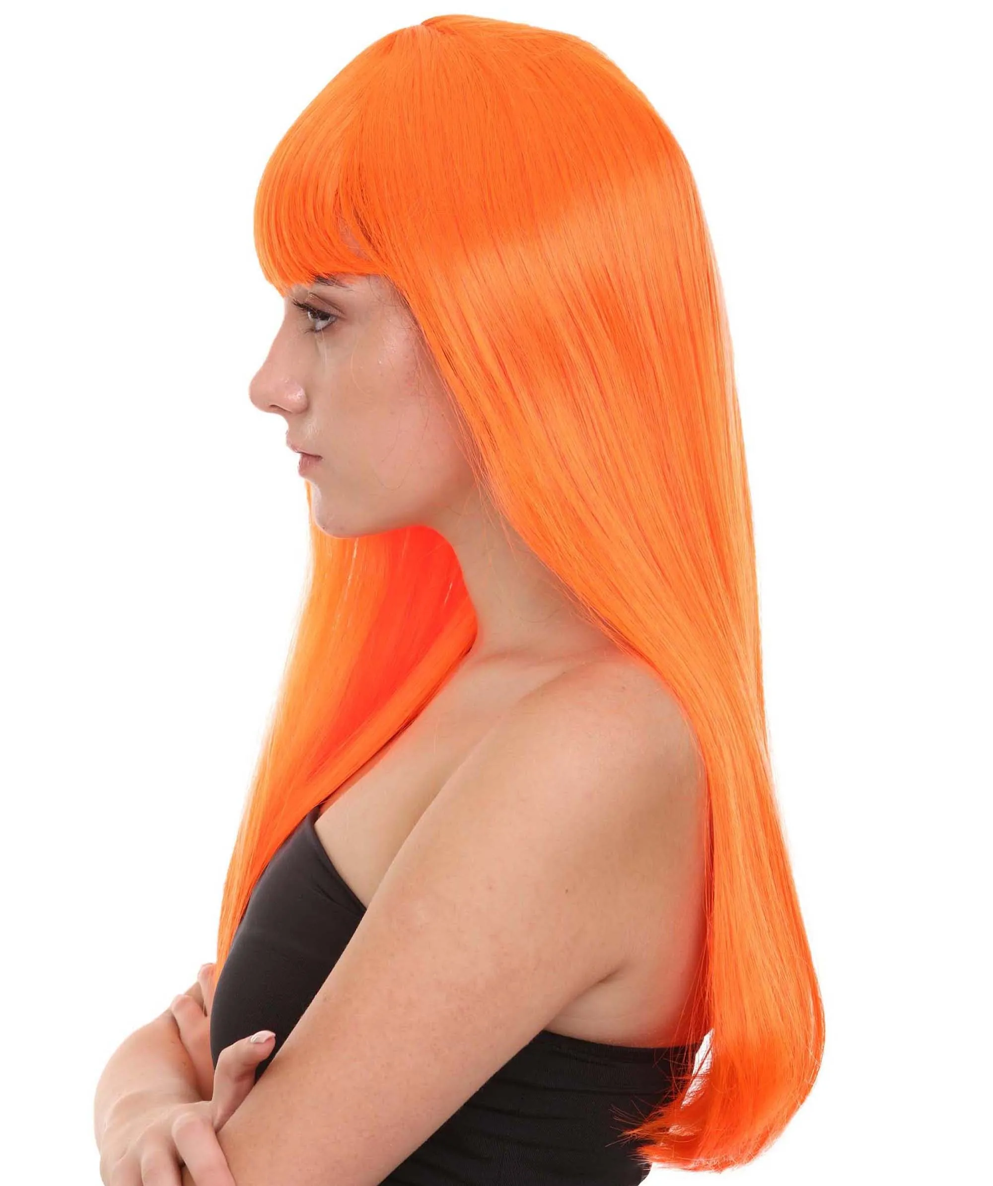 Long Bob Womens Wig | Fancy Party Event Ready Halloween Wigs (Lots of Color Options) | Premium Breathable Capless Cap
