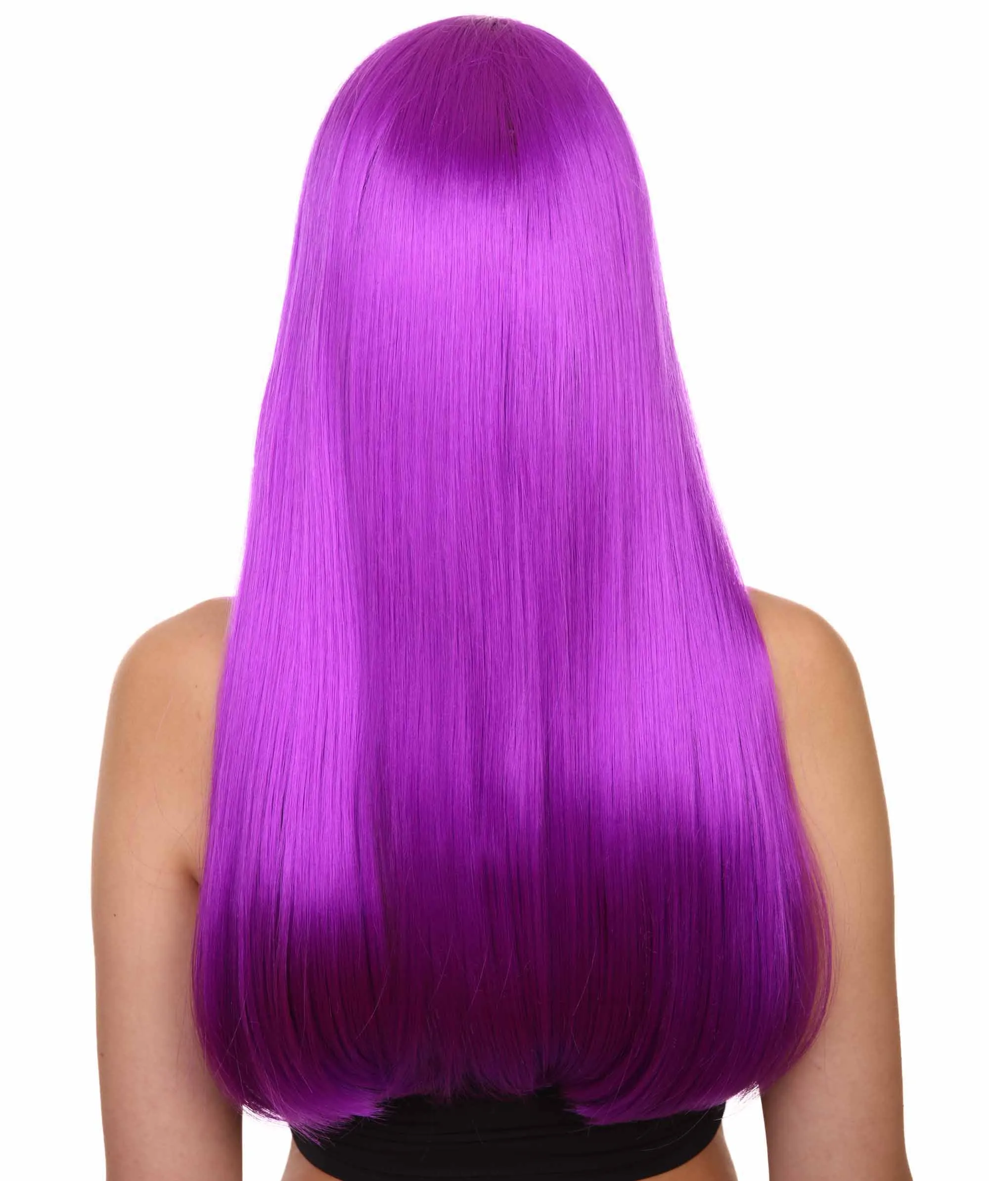 Long Bob Womens Wig | Fancy Party Event Ready Halloween Wigs (Lots of Color Options) | Premium Breathable Capless Cap