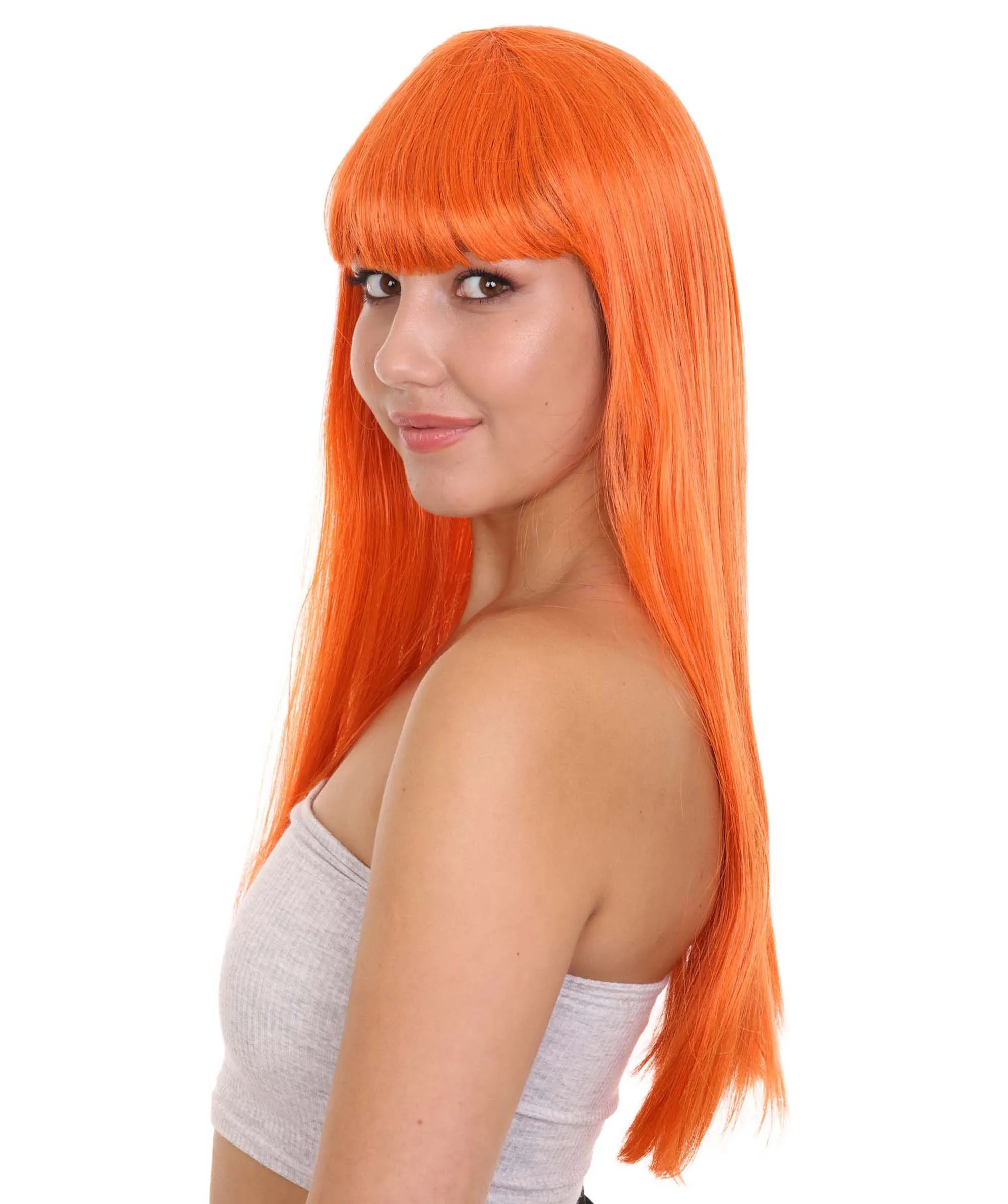 Long Bob Womens Wig | Fancy Party Event Ready Halloween Wigs (Lots of Color Options) | Premium Breathable Capless Cap