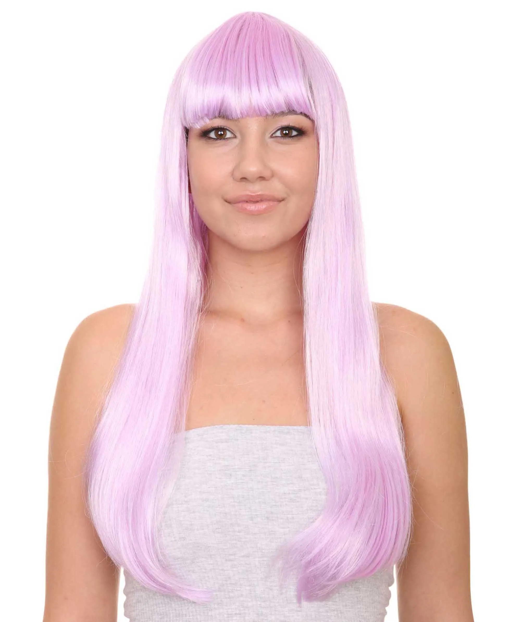 Long Bob Womens Wig | Fancy Party Event Ready Halloween Wigs (Lots of Color Options) | Premium Breathable Capless Cap