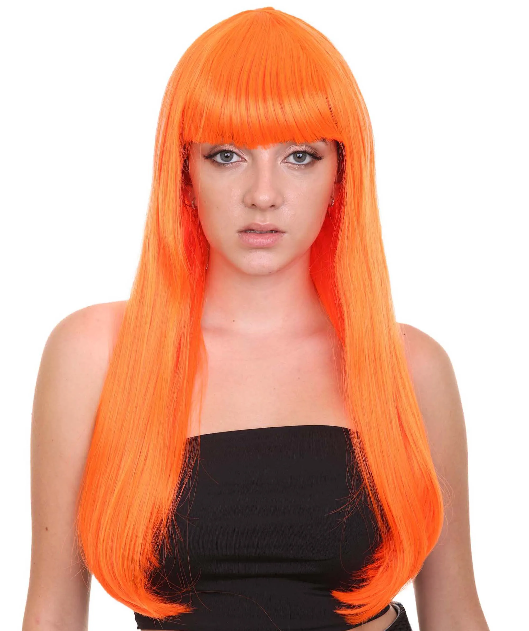 Long Bob Womens Wig | Fancy Party Event Ready Halloween Wigs (Lots of Color Options) | Premium Breathable Capless Cap