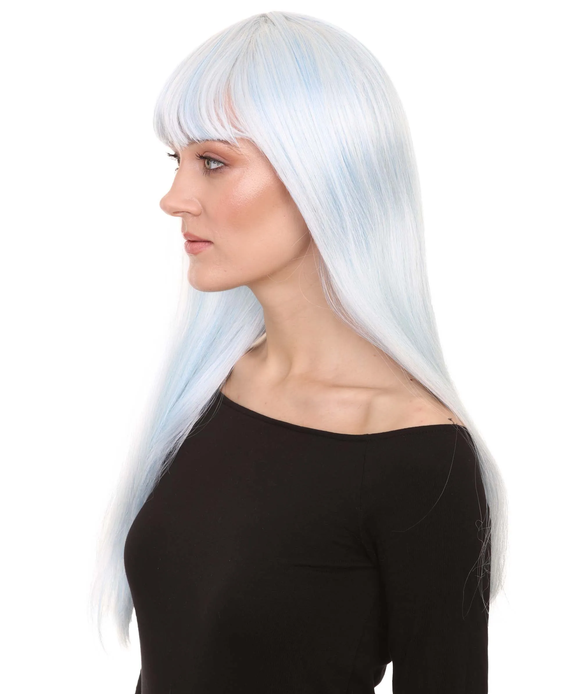Long Bob Womens Wig | Fancy Party Event Ready Halloween Wigs (Lots of Color Options) | Premium Breathable Capless Cap