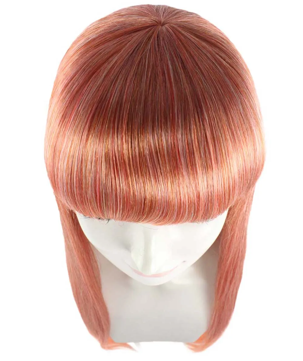 Long Bob Womens Wig | Fancy Party Event Ready Halloween Wigs (Lots of Color Options) | Premium Breathable Capless Cap