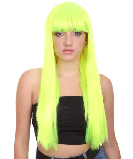 Long Bob Womens Wig | Fancy Party Event Ready Halloween Wigs (Lots of Color Options) | Premium Breathable Capless Cap