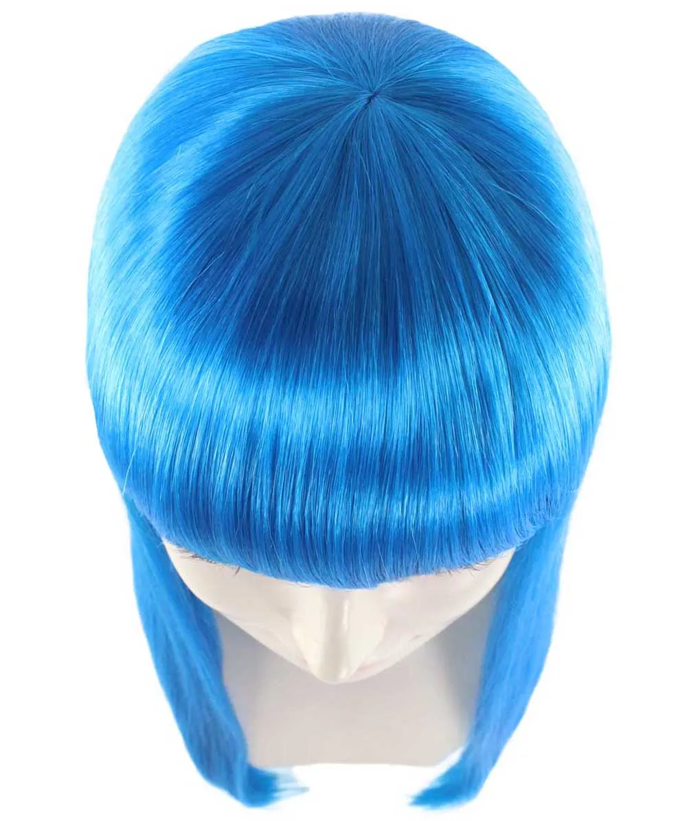 Long Bob Womens Wig | Fancy Party Event Ready Halloween Wigs (Lots of Color Options) | Premium Breathable Capless Cap
