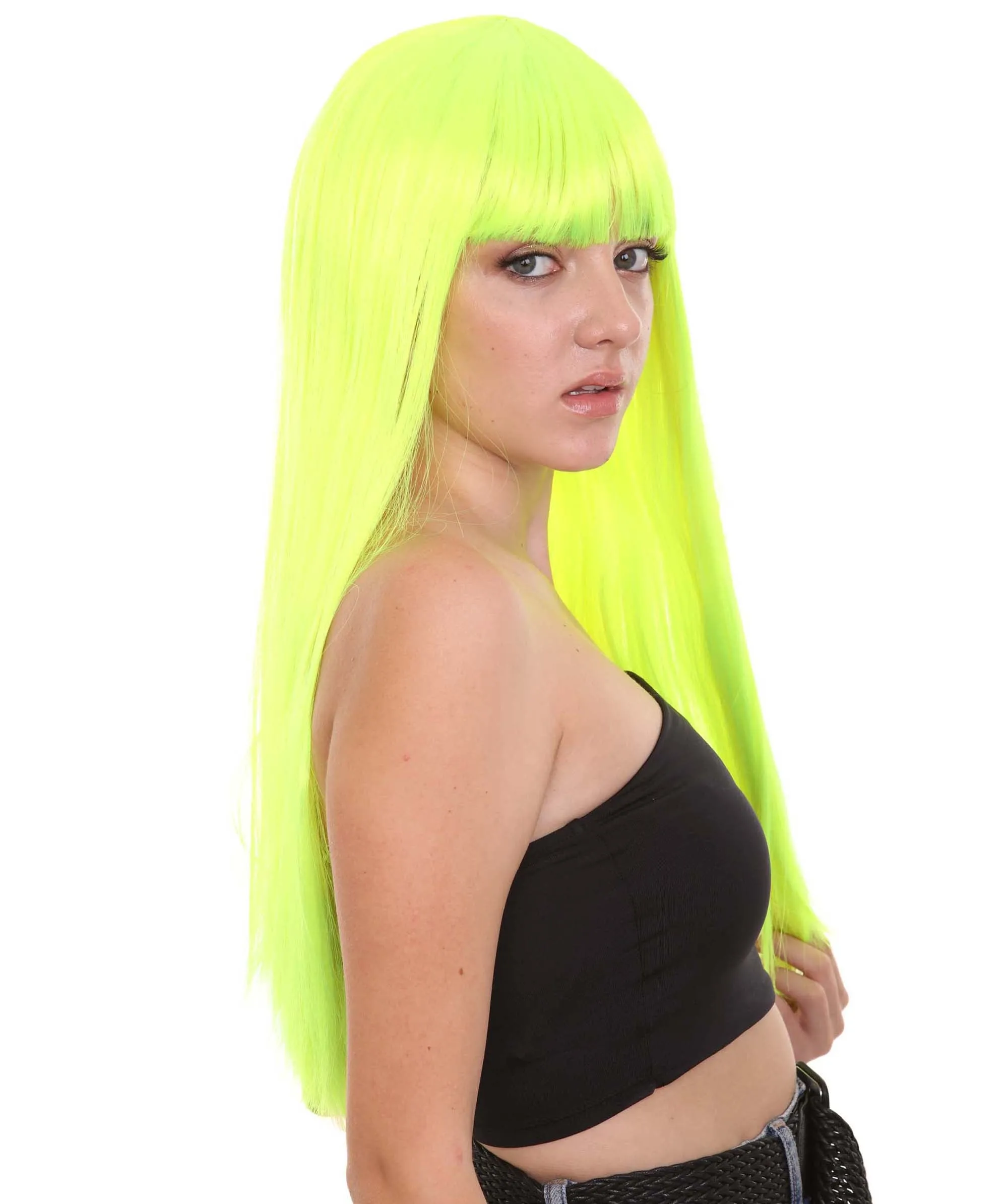Long Bob Womens Wig | Fancy Party Event Ready Halloween Wigs (Lots of Color Options) | Premium Breathable Capless Cap