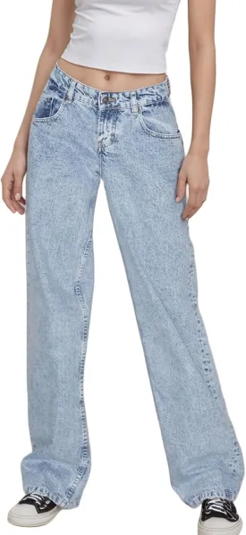 Low Rise Baggy Jeans for Women Y2K Low Waisted Straight Leg Trendy Bootcut Jeans Teen Girls Casual Loose Fit Boyfriend Jeans