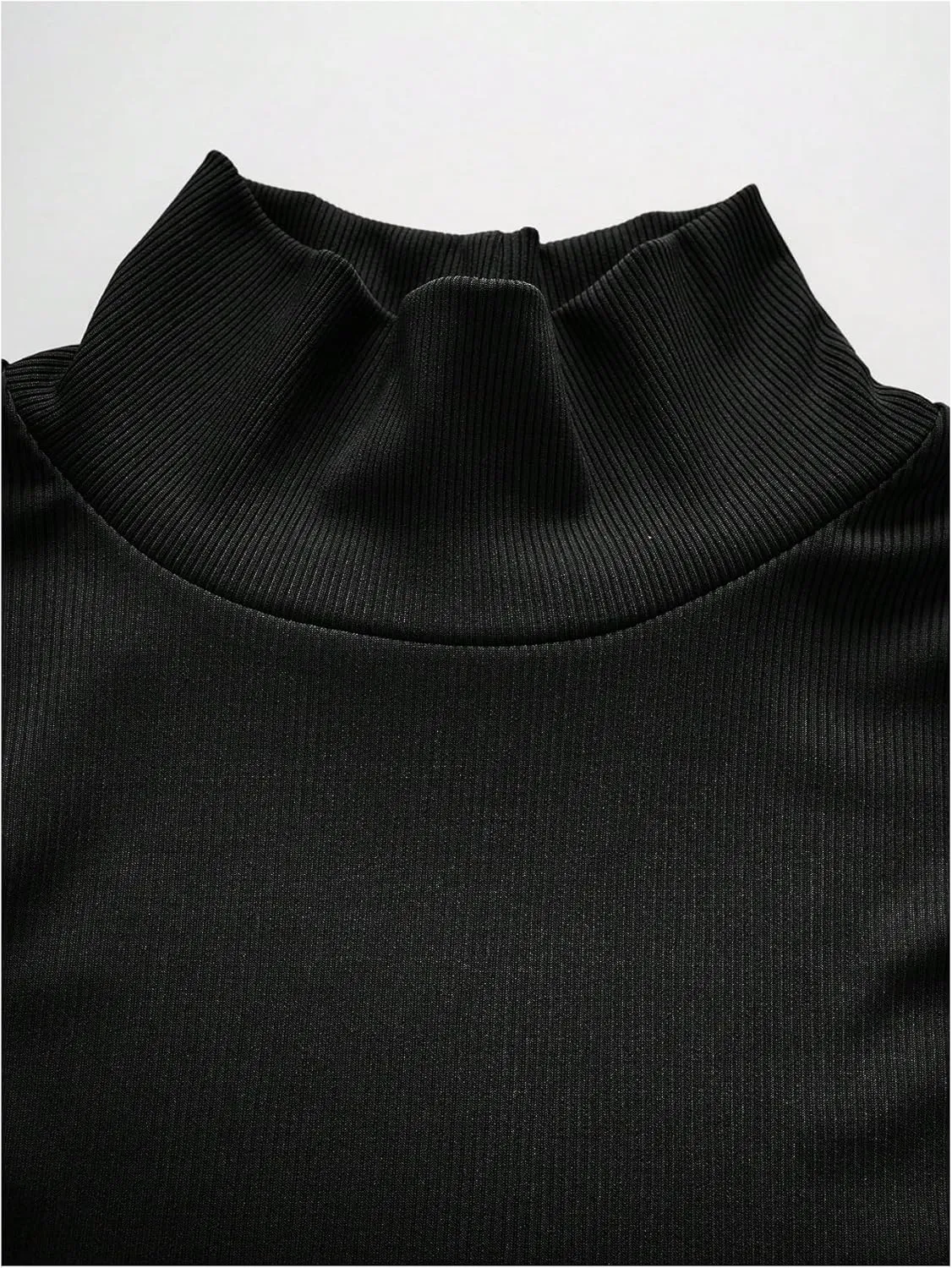 Men's Mock Turtleneck Tank Tops Ribbed Knit Slim Fit Sleeveless Shirts Casual Basic Tee Shirts