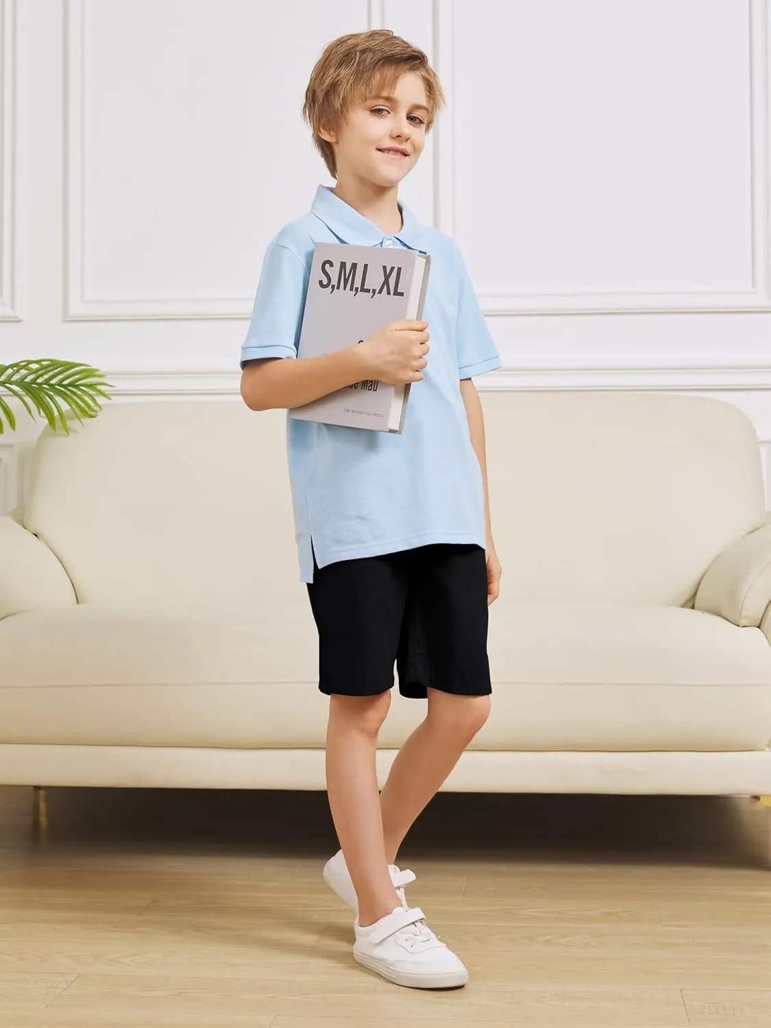OHD 3 Pack Boys School Uniform Jogger Shorts