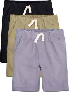 OHD 3 Pack Boys School Uniform Jogger Shorts