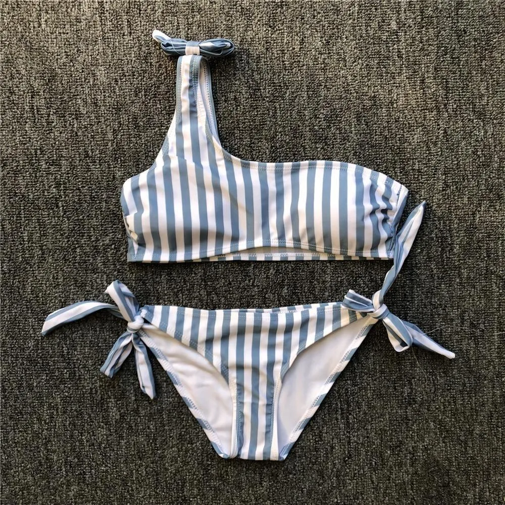 One Shoulder Bikini Swimwear Women Bikini Set Bathing Suit swim