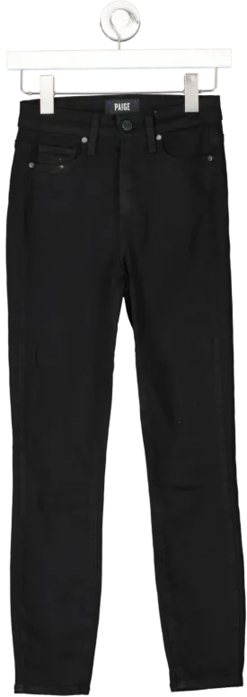 PAIGE Black Margot Ultra Skinny High Waisted Jeans UK XS
