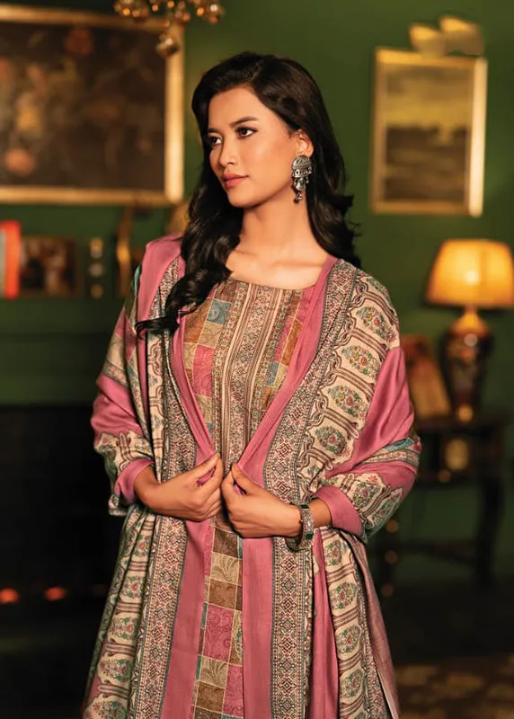Rivaa Unstitched Cotton Satin Suit Dress Material for Women