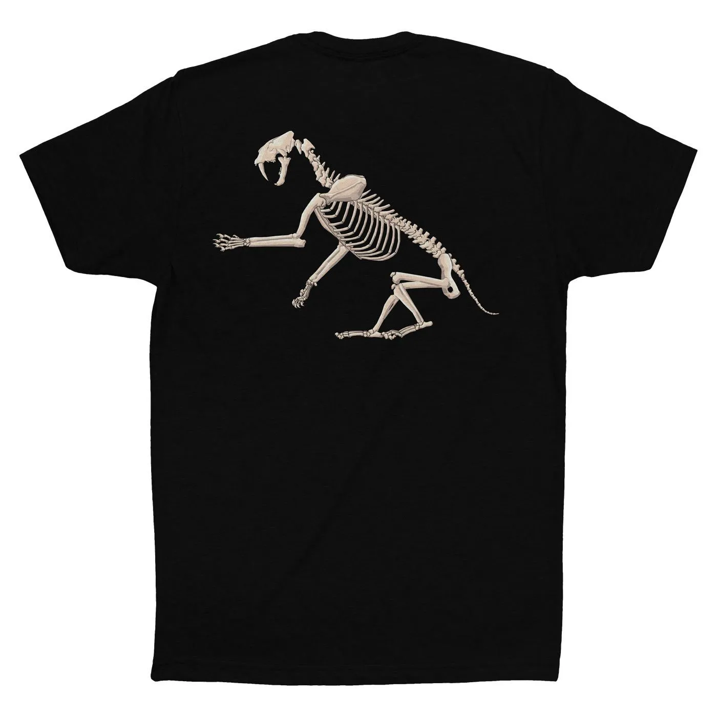 Smilodon Fossil Fusion™ Adult Saber-Toothed Cat T-Shirt