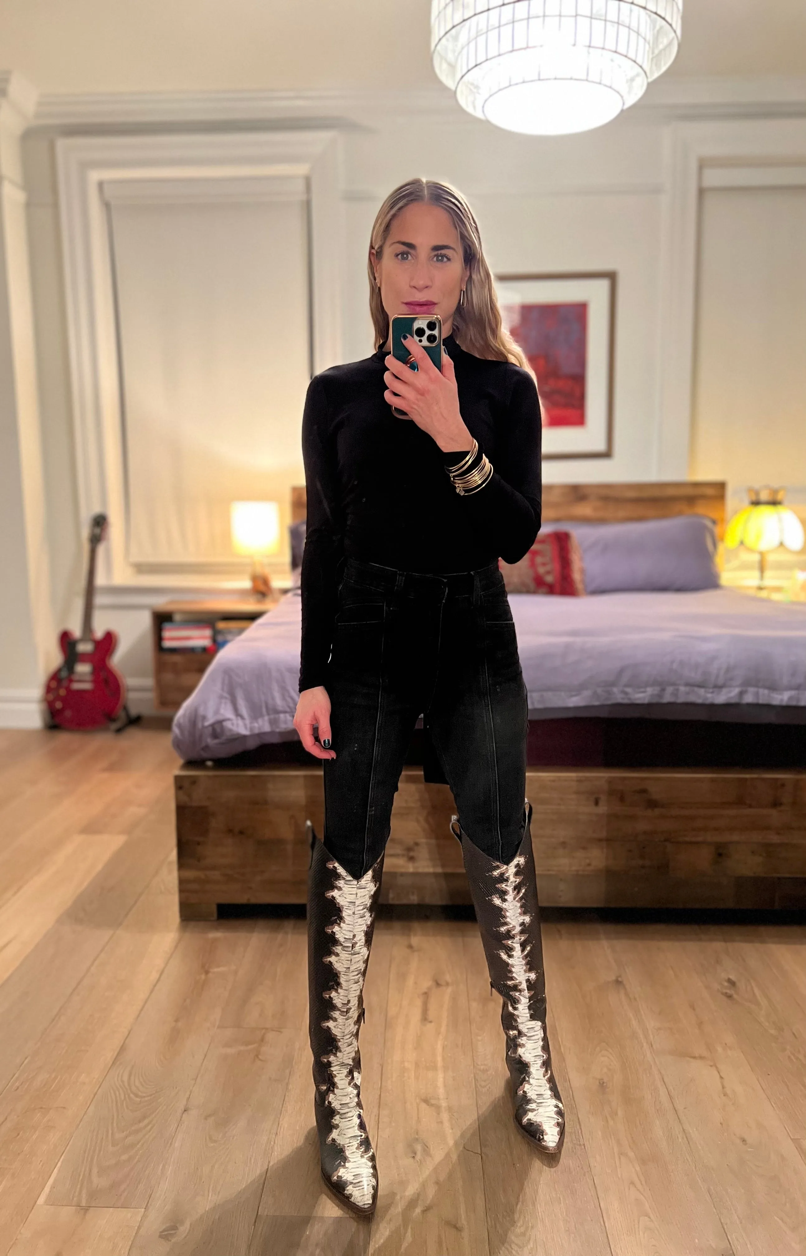 Ultra High Rise Skinny - Blackout