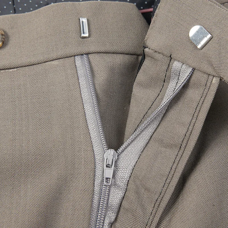 ViscoChic Flat Front Skinny Suit 10